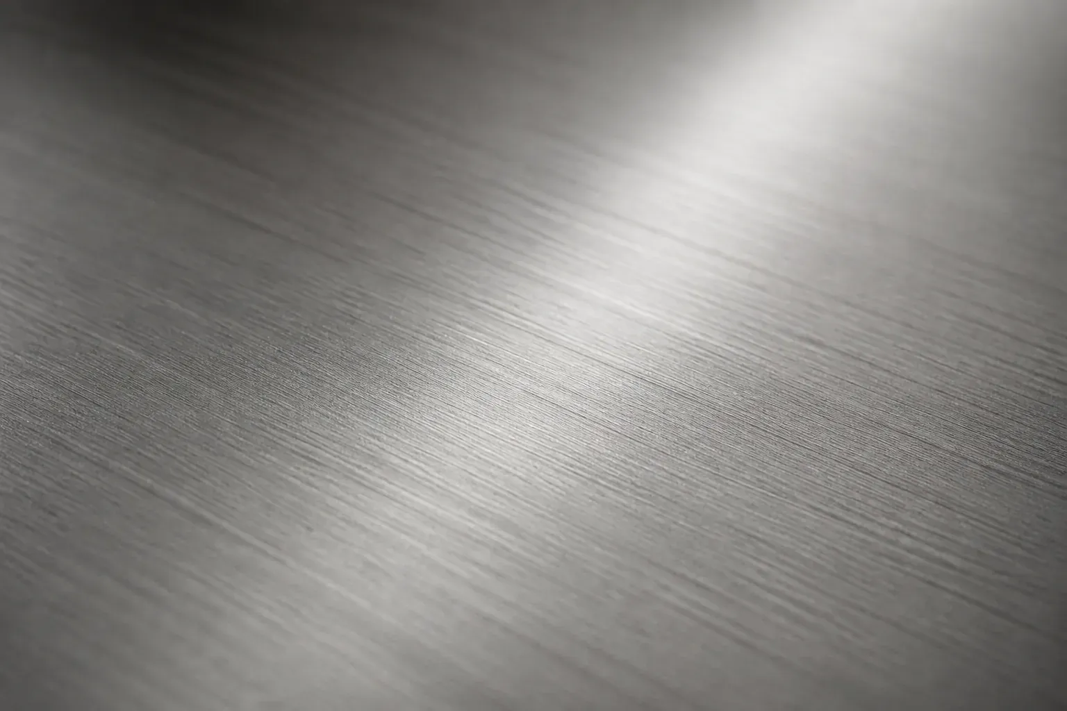 Brushed stainless steel surface, macro detail